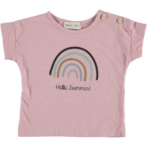 Camiseta Rainbow Rosa - Bean's Camiseta Rainbow Rosa - Bean's