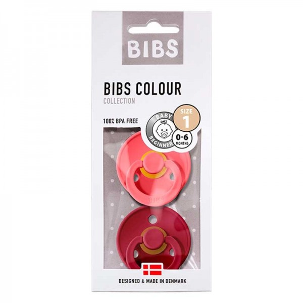 Comprar Bibs Chupete 0-6 Meses Tetina Redonda Woodchuck / Blush 2 unidades