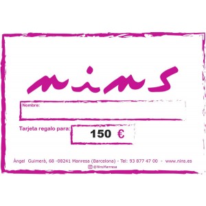 Tarjeta regalo 150 € Tarjeta regalo 150 €