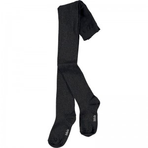 Medias Glitter Black - Molo Medias Glitter Black - Molo