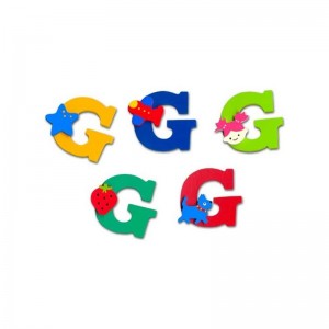 Letras de madera adhesivas