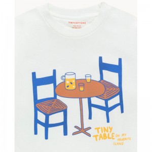 Sudadera Tiny Table - Tinycottons Sudadera Tiny Table - Tinycottons