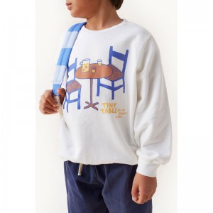 Sudadera Tiny Table - Tinycottons Sudadera Tiny Table - Tinycottons