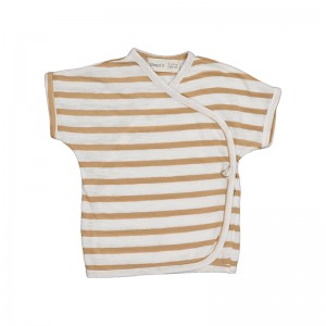 Camiseta Cruzada Sea Rayas Tan - Bean's Camiseta Cruzada Sea Rayas Tan - Bean's