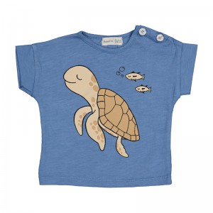 Camiseta Beach Tortuga Azul - Bean's Camiseta Beach Tortuga Azul - Bean's