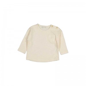 Camiseta Algodón Bolsillo Crudo - Bean's Camiseta Algodón Bolsillo Crudo - Bean's