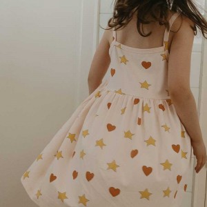 Vestido Hearts Stars - Tinycottons Vestido Hearts Stars - Tinycottons
