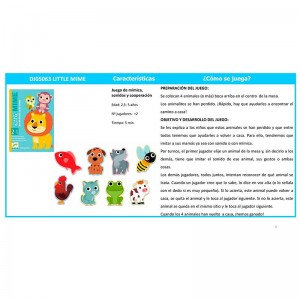 Cartas Little Mime - Djeco Cartas Little Mime - Djeco