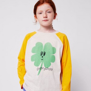 Camiseta Manga Ranglán Lucky Clover - Bobo Choses Camiseta Manga Ranglán Lucky Clover - Bobo Choses